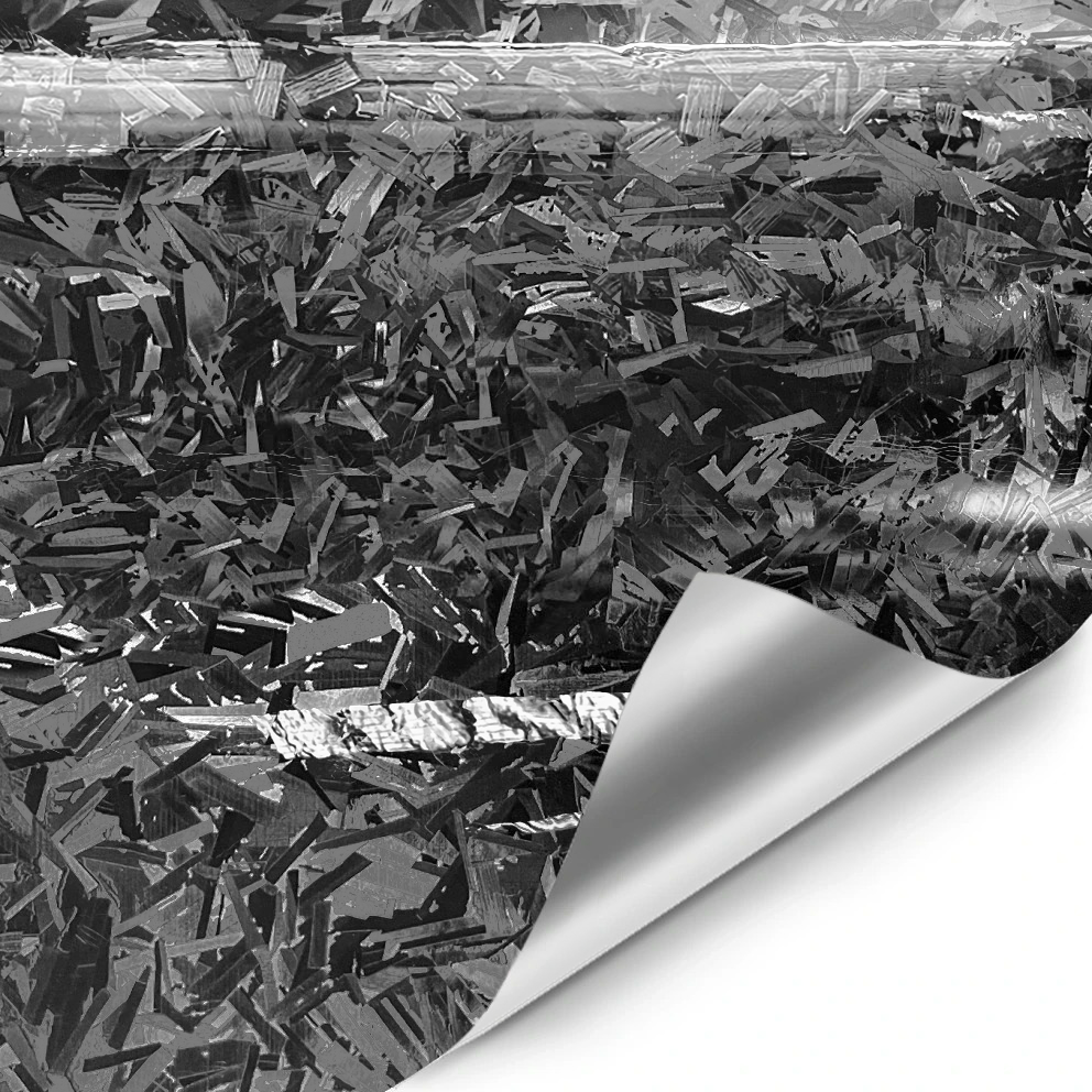 Глянцевая пленка черный кованый карбон 3D Texture DAYTONA