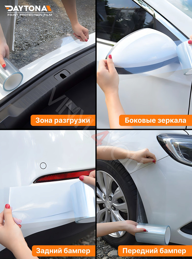 Полиуретановая защитная лента DAYTONA PPF S300 ширина 15см