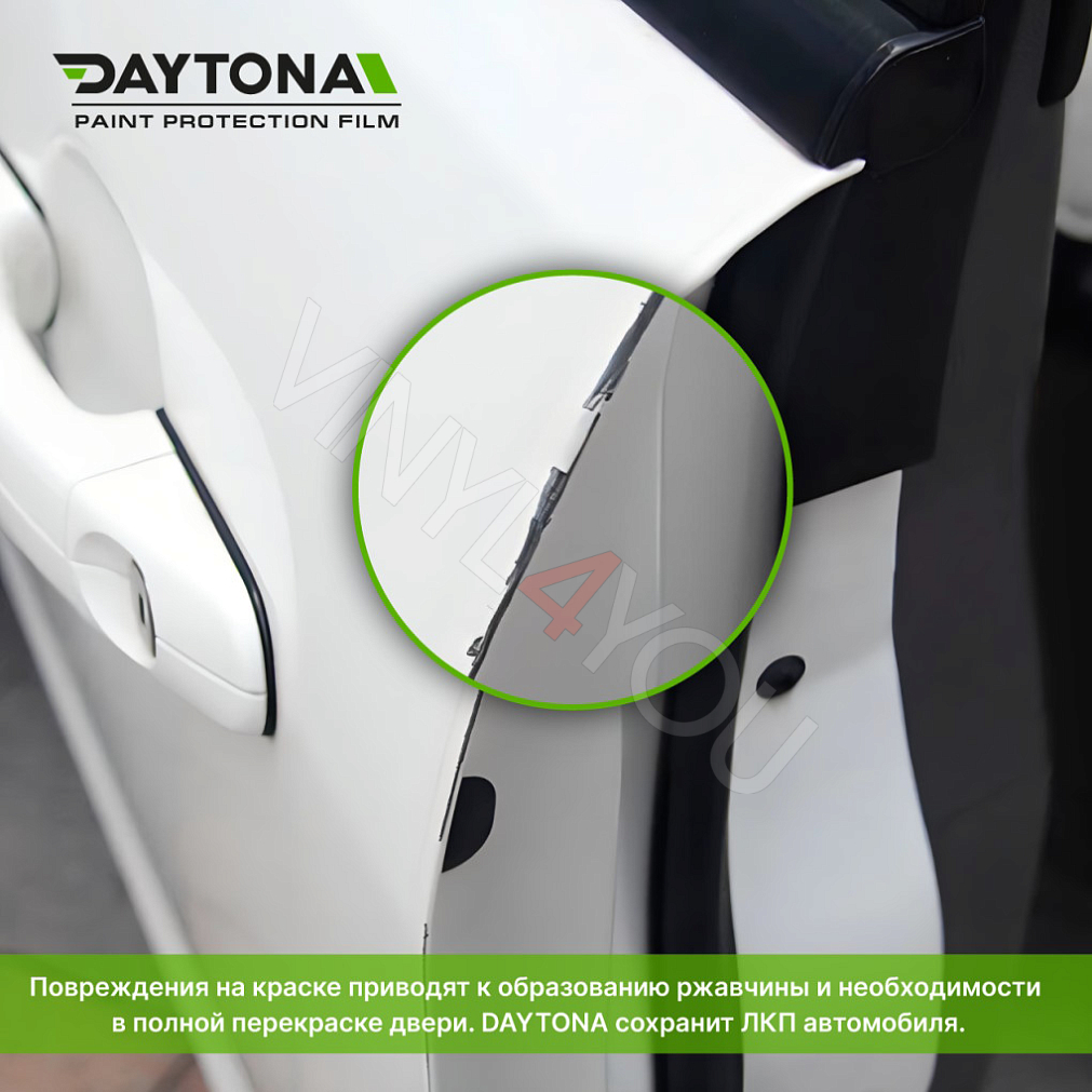 Защитная лента гибридный полиуретан DAYTONA PPF H300 ширина 3см