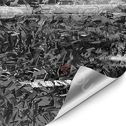 Глянцевая пленка черный кованый карбон 3D Texture DAYTONA