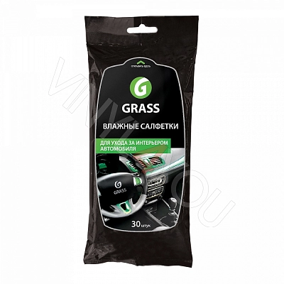 Салфетка влажная для ухода за интерьером а/м