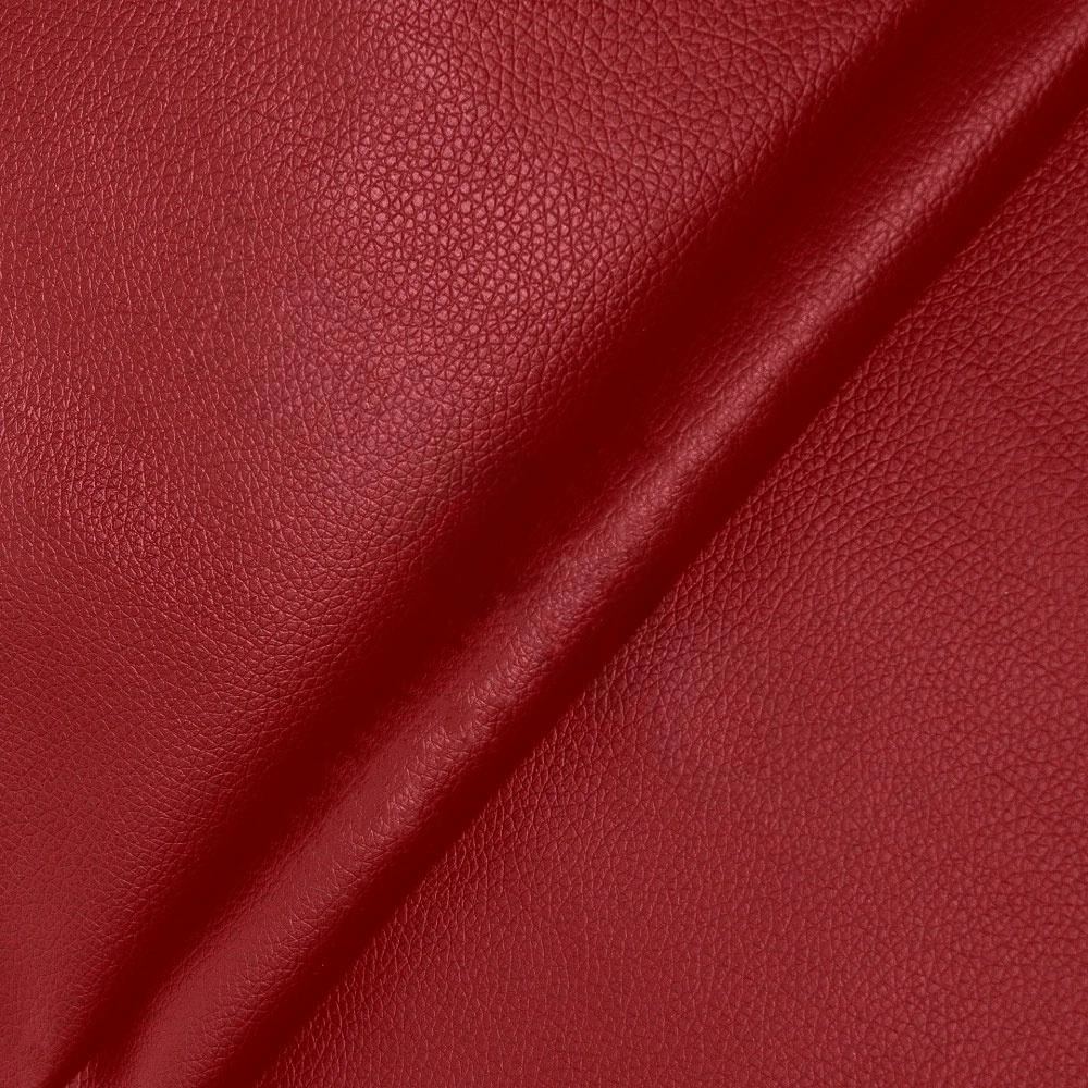 Экокожа без клея Орегон Бордовая